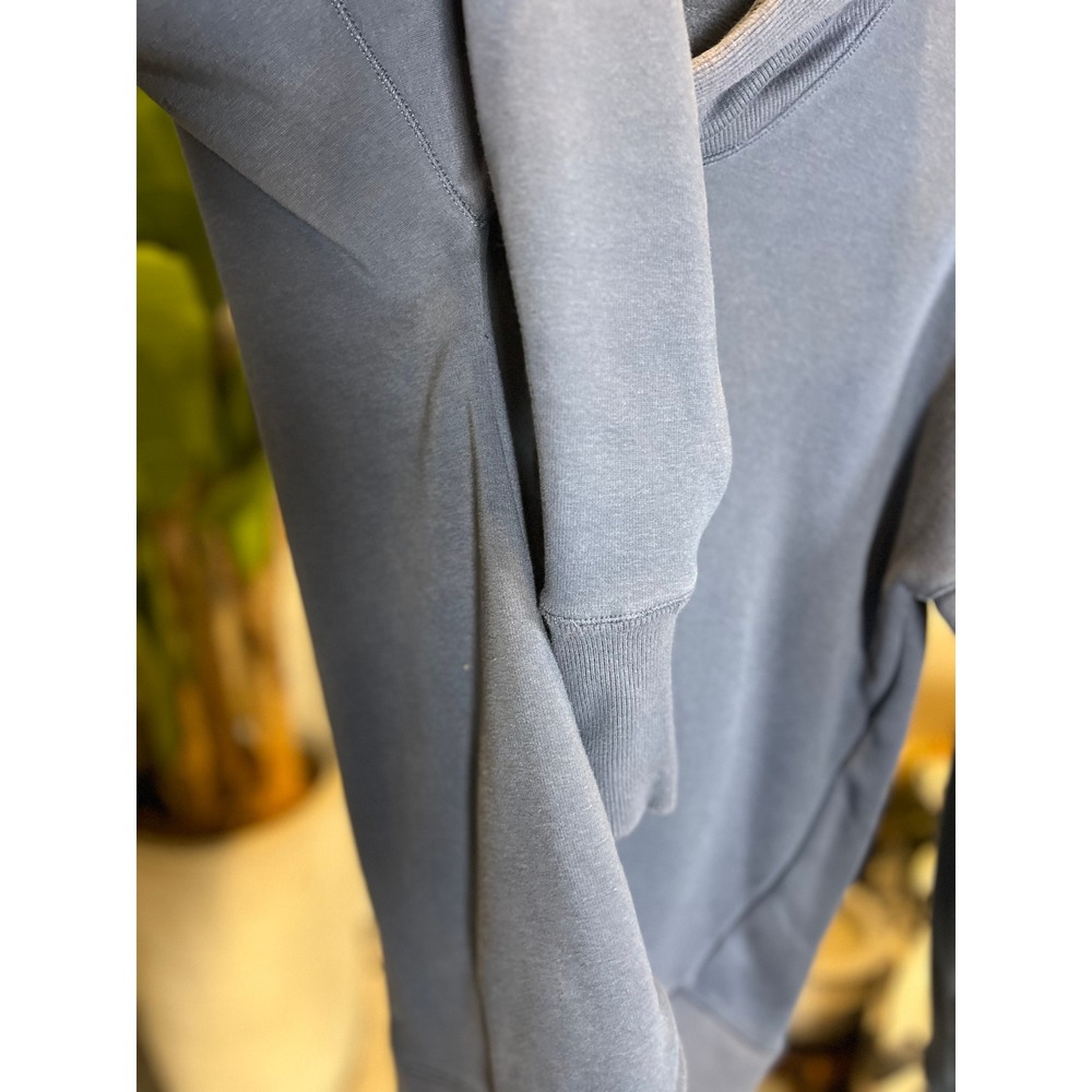 CALIA by Carrie Underwood Womens Blue Cowl Neck Fleece Pullover Hoodie Small - Picture 6 of 9